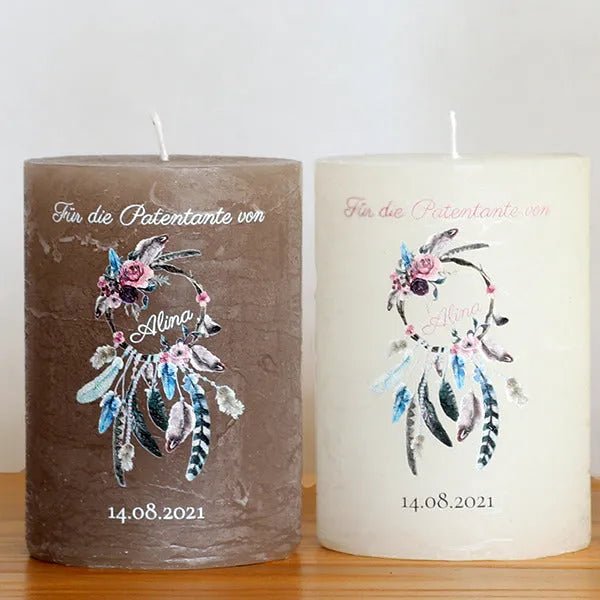 Patenkerze - Kerzenhelden - Kunstwerk