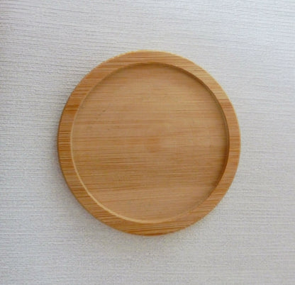 Kerzenteller Holz Rustik Kerze -Kerzenhelden