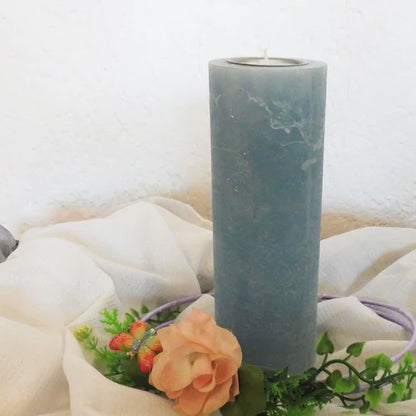 Rustik Kerze mit Teelichteinsatz - Kerzenhelden