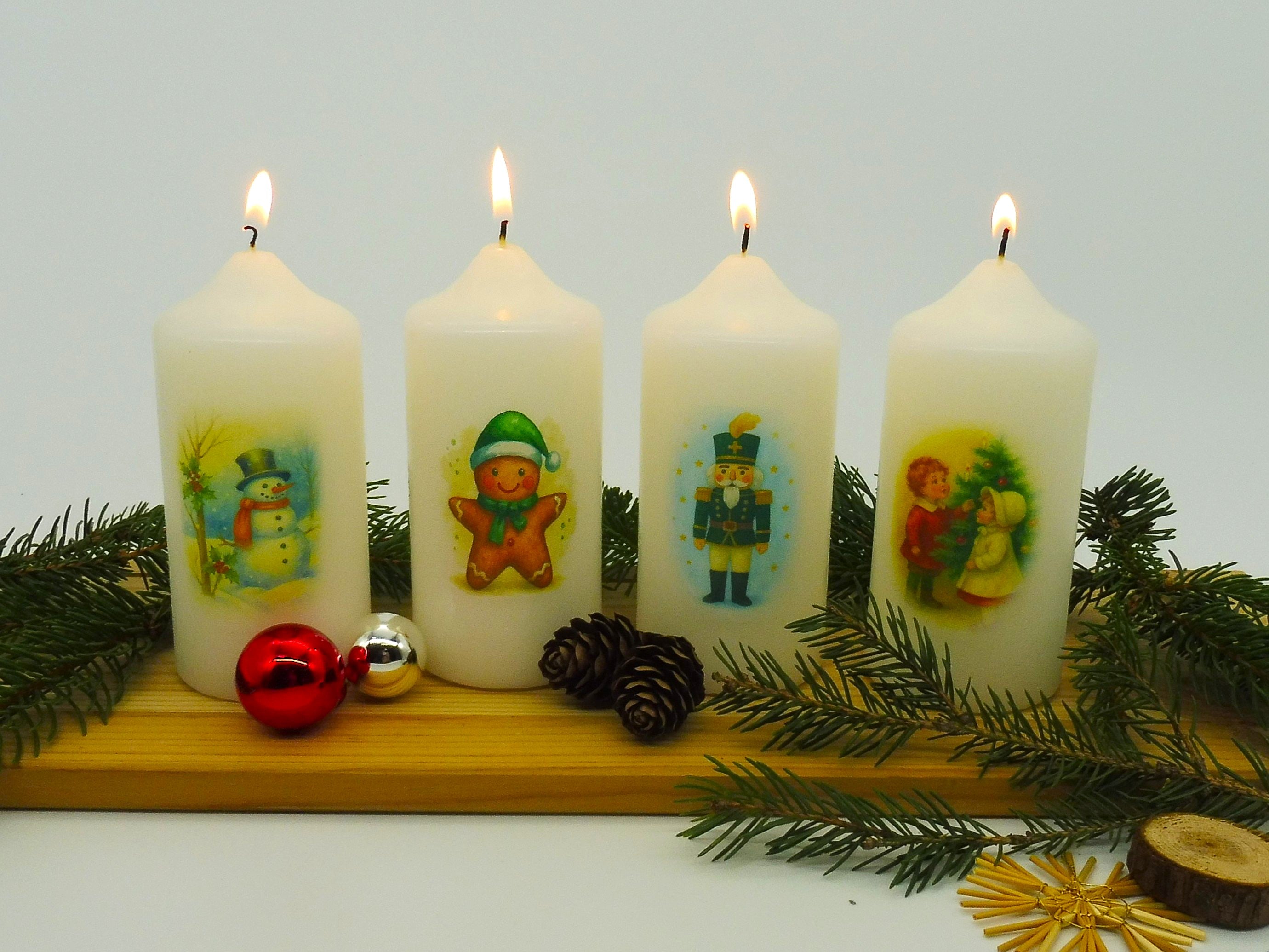 Weihnachtskerzen - Set Edition 2025