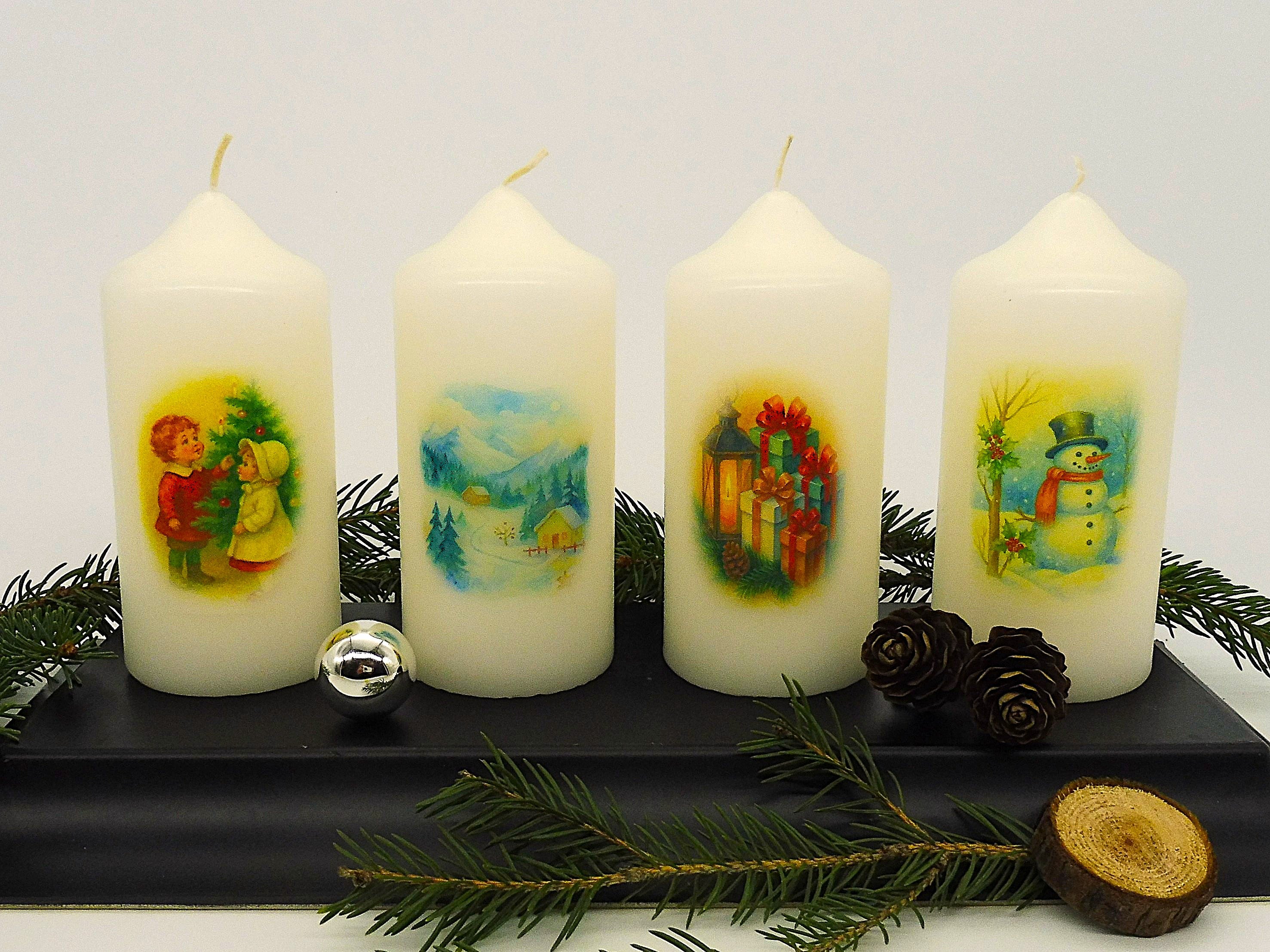 Weihnachtskerzen - Set Edition 2025