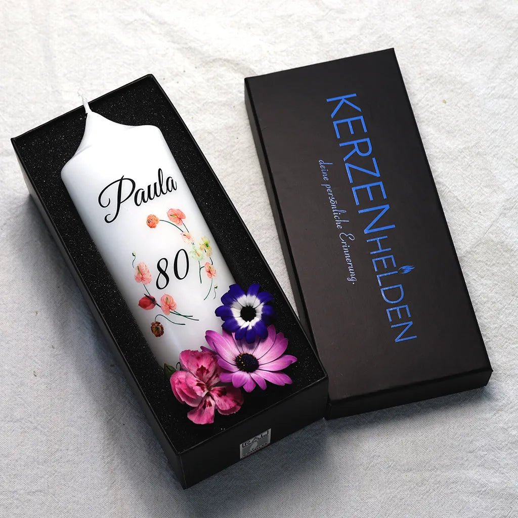 Geburtstagskerze - Kerzenhelden - Kunstwerk